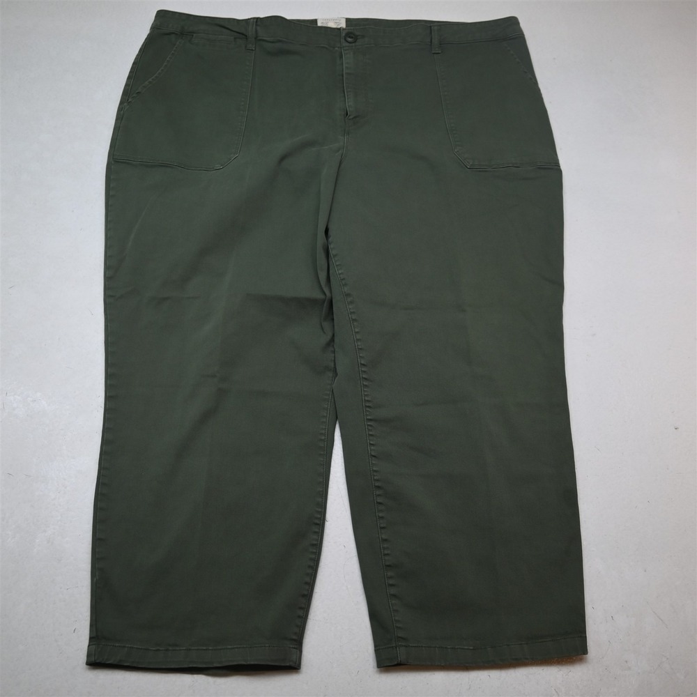 Sanctuary 24W Green Utility Chino Womens Pants